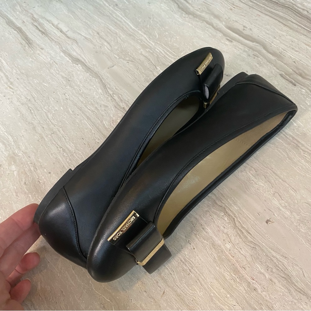 MICHAEL Michael Kors Navy Flats with Bow - Picture 8 of 14